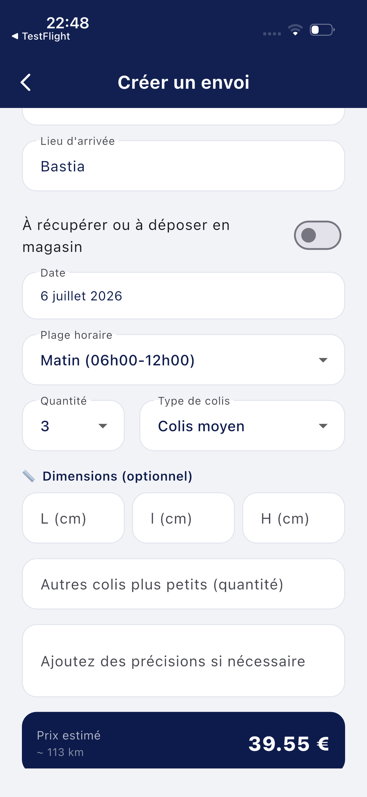 Induve VAI - Page d'accueil de l'application de transport collaboratif en Corse